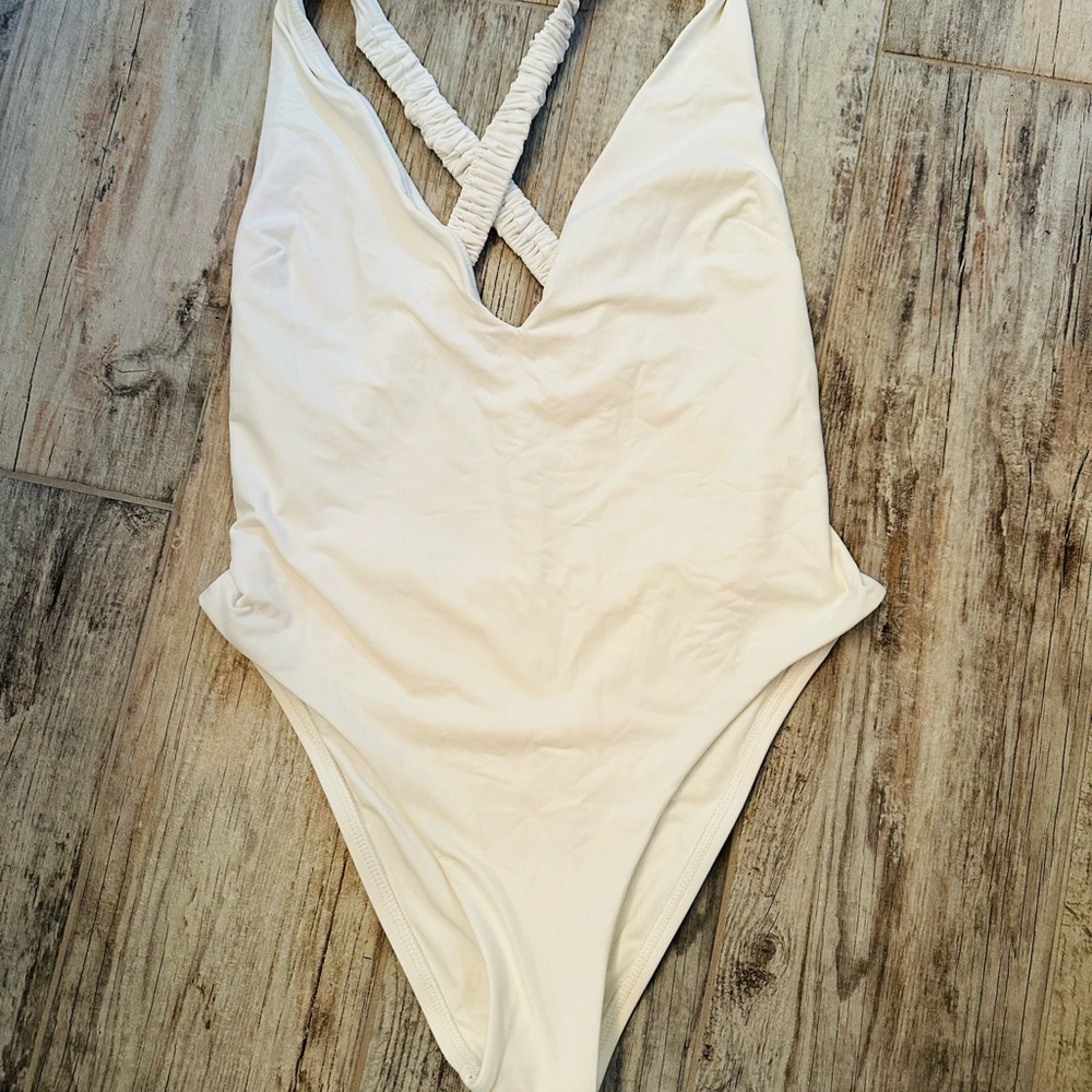 Vitamin A White One-Piece Swimsuit